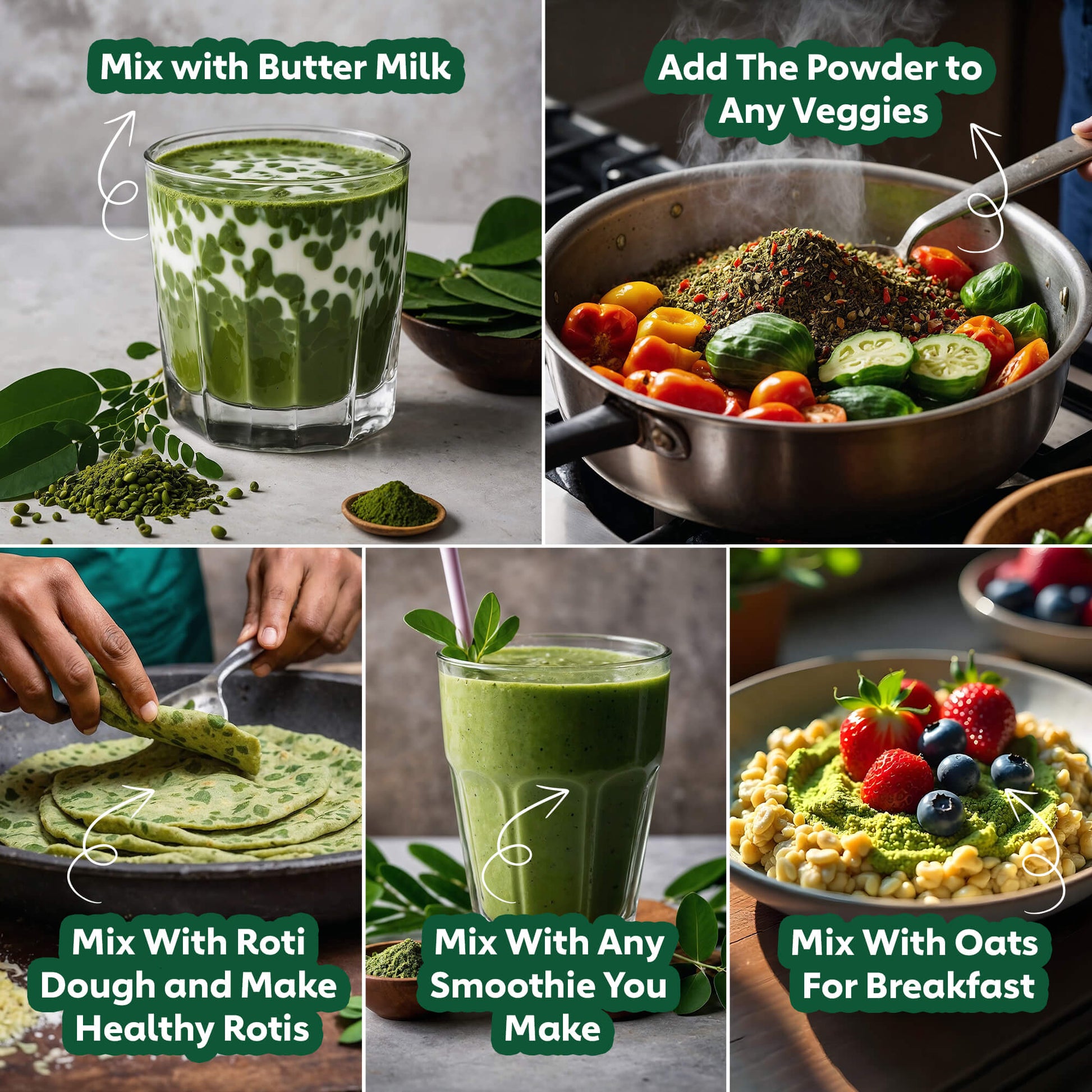 Moringa powder recipes